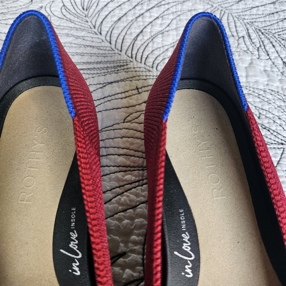 EUC LIKE NEW Rothy’s The High Point Autumn Red Women 6 - Picture 11 of 16